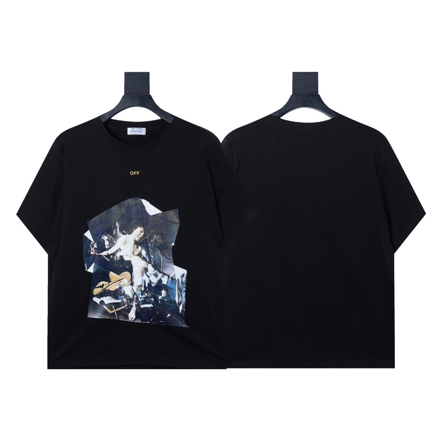 Off-White Art Graphic T-Shirt Black