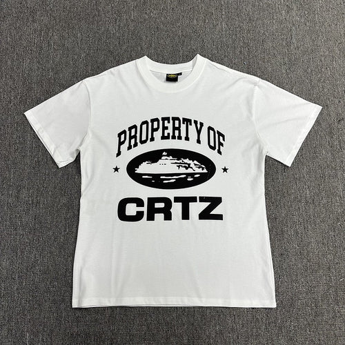 Black Graphic Print T-Shirt Unisex Streetwear Casual Short Sleeve Tee
