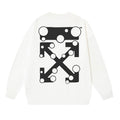 OFF WHITE Bubble Arrow Logo Crewneck Sweatshirt White