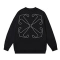 OFF WHITE Outline Arrow Logo Crewneck Sweatshirt
