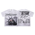 MAJESTIK Vintage Liberty Skull Graphic T-Shirt