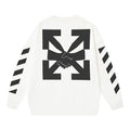 Off-White Arrow Handshake Graphic Sweatshirt White