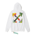 Off-White White Colorful Arrow Hoodie