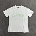 Light Green Graphic Print White T-Shirt Unisex Streetwear Casual Short Sleeve Tee