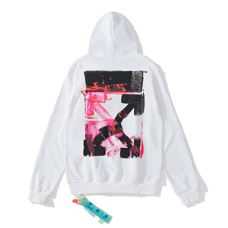 Off-White Black Abstract Arrow Hoodie