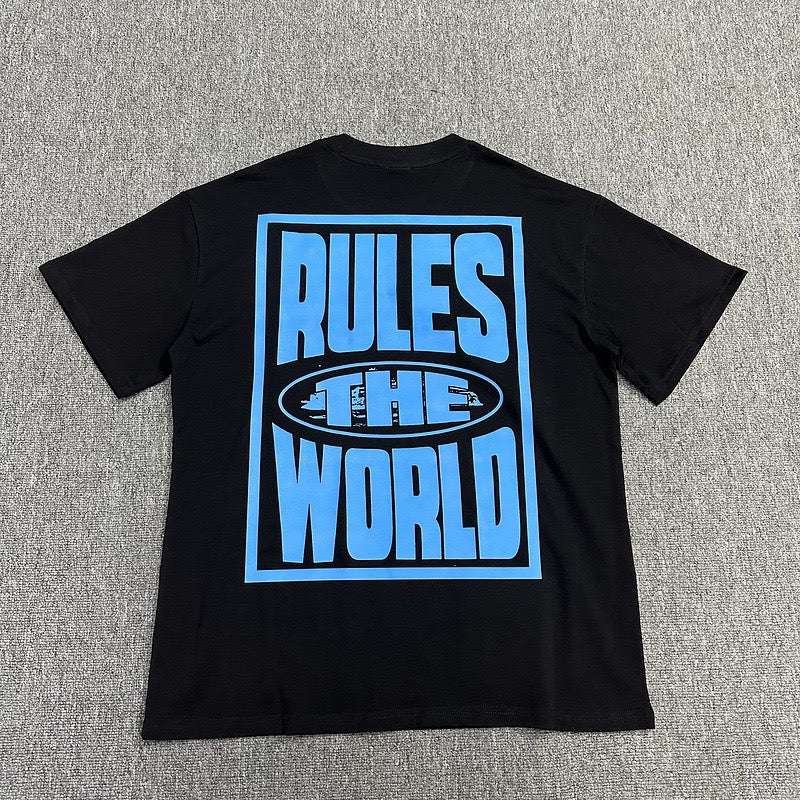Graphic Print Black Oversized T-Shirt Streetwear Casual Short Sleeve Tee