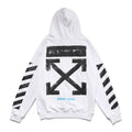 Off-White™ White Arrow Graphic Pullover Hoodie