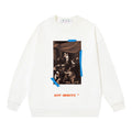 Off-White Artwork Logo Graphic Sweatshirt White