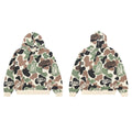 ROUGHPLAY Camo Full Zip Hoodie – Oversized All-Over Print Streetwear Zip-Up Jacket