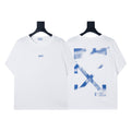 Off-White Blue Arrow Graphic T-Shirt White
