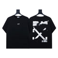 Off-White Arrow Graphic Cotton T-Shirt Black
