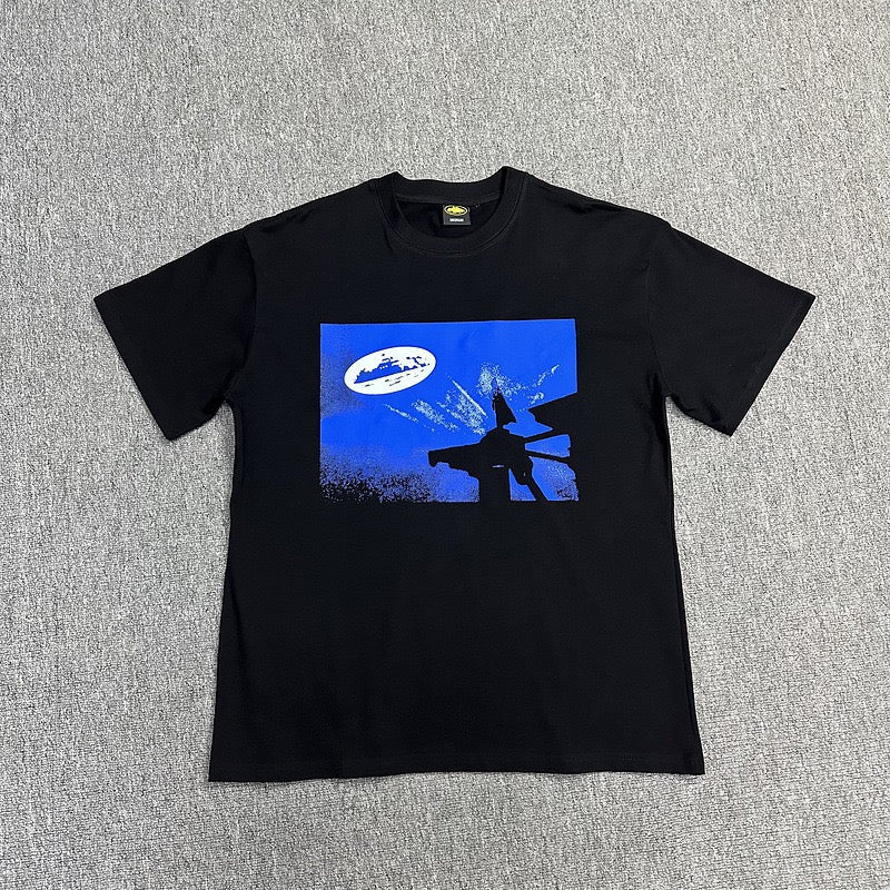 Abstract Graphic Oversized T-Shirt – Streetwear Casual Short Sleeve Tee