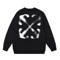Off-White Blurred Arrow Graphic Sweatshirt Black