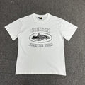 Vintage Black Graphic Print White T-Shirt Unisex Streetwear Casual Tee
