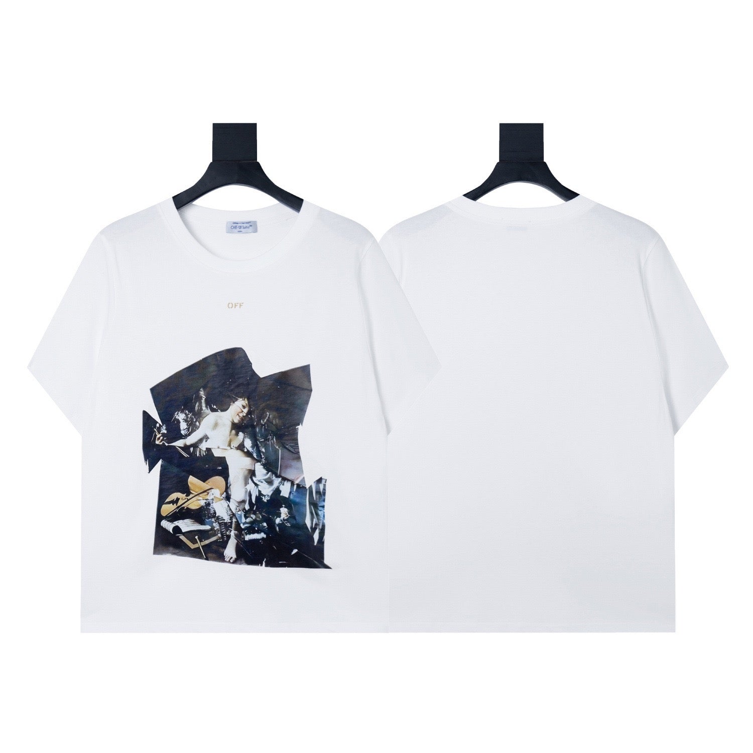 Off-White Photo Graphic Cotton T-Shirt