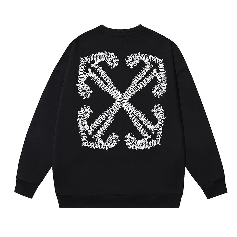 OFF WHITE Arrow Logo Crewneck Sweatshirt