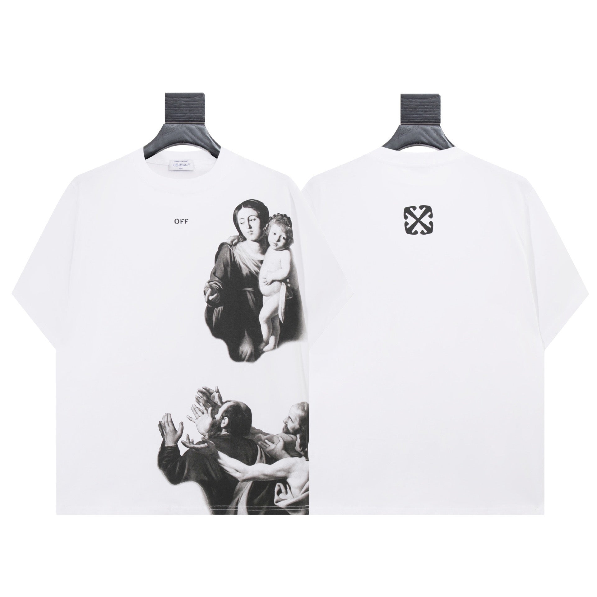 Off-White Religious Graphic T-Shirt White