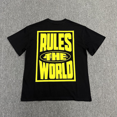 Cartoon Graphic Print Oversized T-Shirt Streetwear Casual Short Sleeve Tee