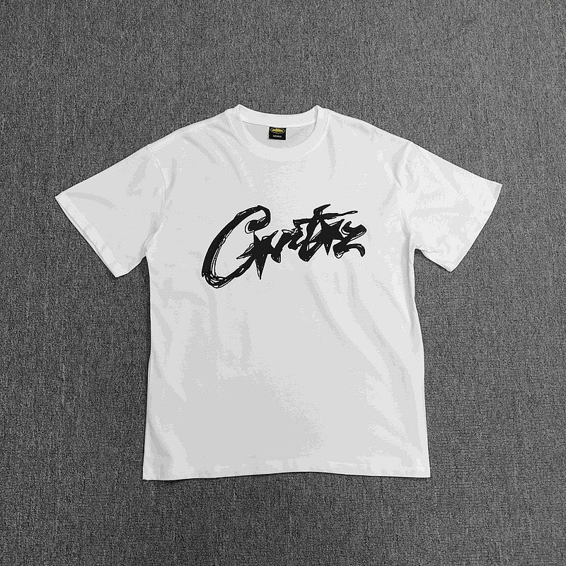 Graphic Print Short Sleeve T-Shirt Streetwear Casual Cotton Tee