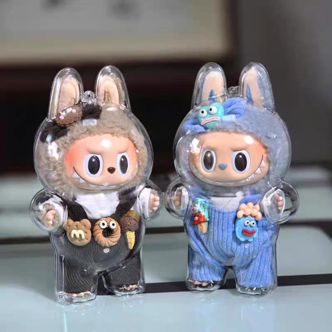 Acrylic Protector for Labubu V1 Macaron Series