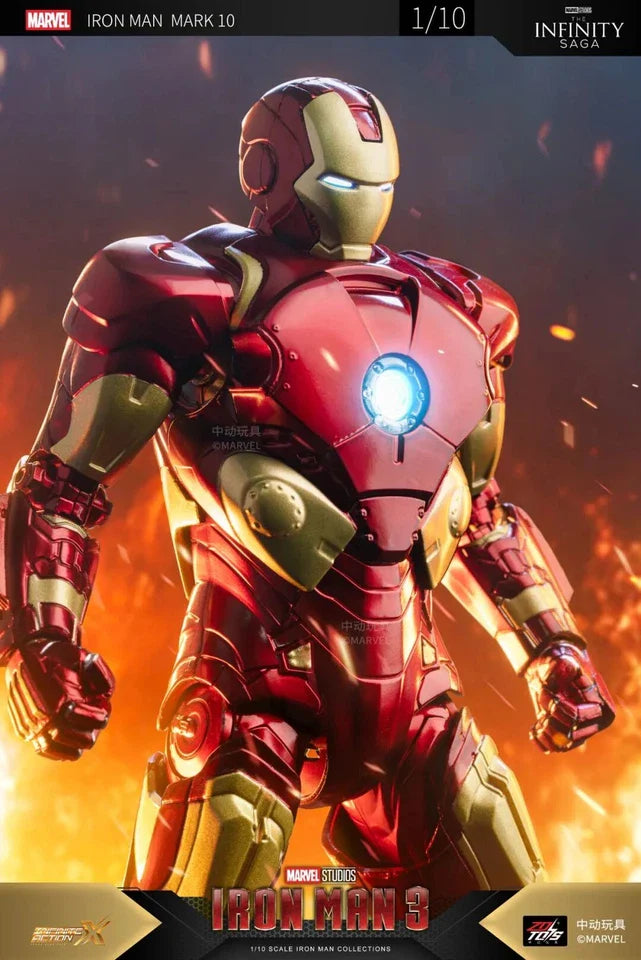 ZD Toys Marvel Avengers Advanced Suit 1/10 Iron Man MK10 Action Figure