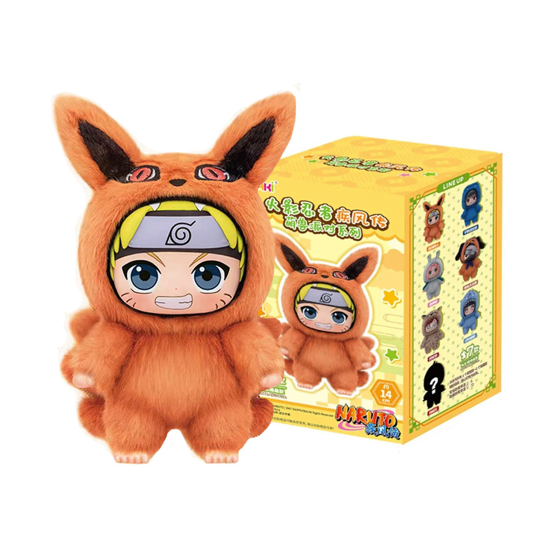 Naruto Beast Party Plush Keychains Blind Box