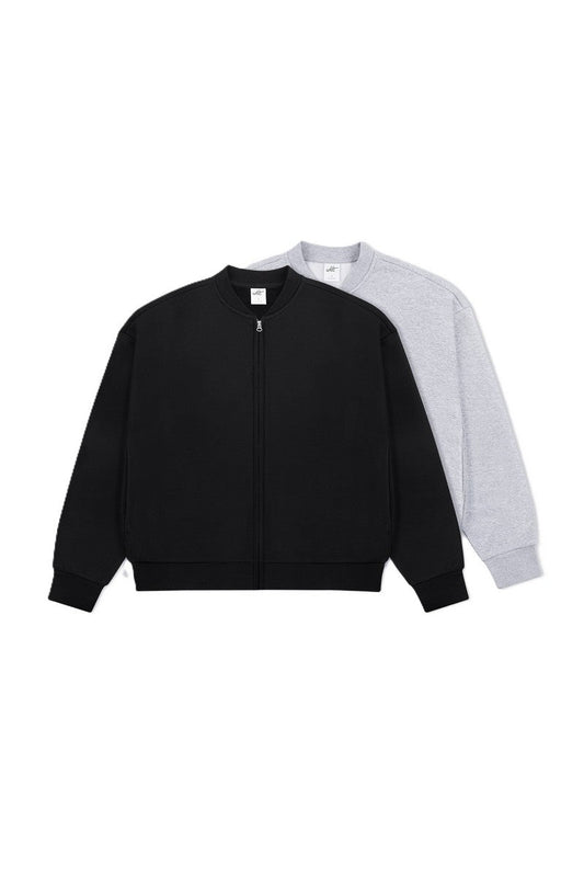 Boxy Zip Fleece Cardigan