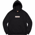 Supreme Box Logo Hooded Sweatshirt - Black / Plaid