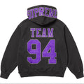 Supreme Team 94 Hooded Sweatshirt - Black / Purple