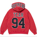 Supreme Team 94 Hooded Sweatshirt - Red / Navy