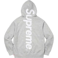Supreme Vertical Logo Hooded Sweatshirt - Heather Grey