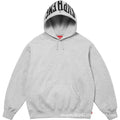 Supreme Hooded Sweatshirt with Hood Logo - Heather Grey