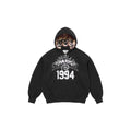 Supreme Paris 1994 Skull Hood Inner Print Full Zip Hoodie - Black