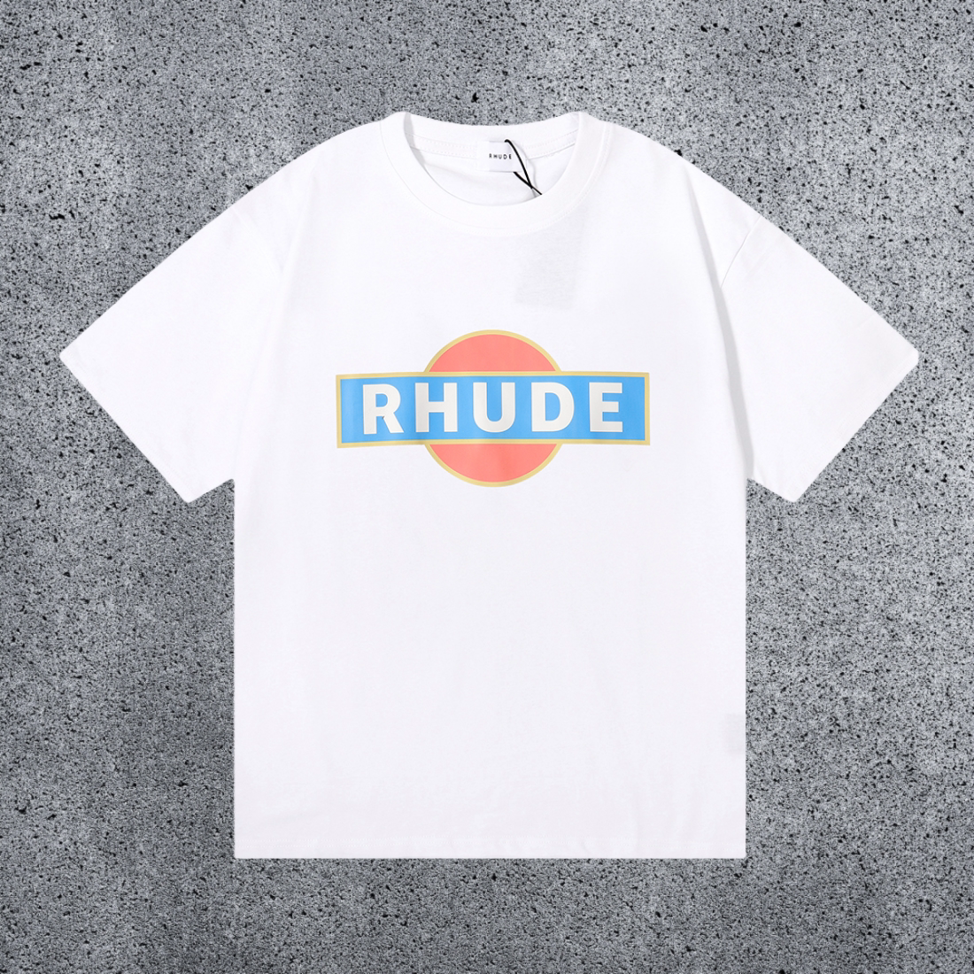 RHUDE Logo Graphic T-Shirt – White