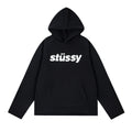 STUSSY Basic Logo Hoodie – Black