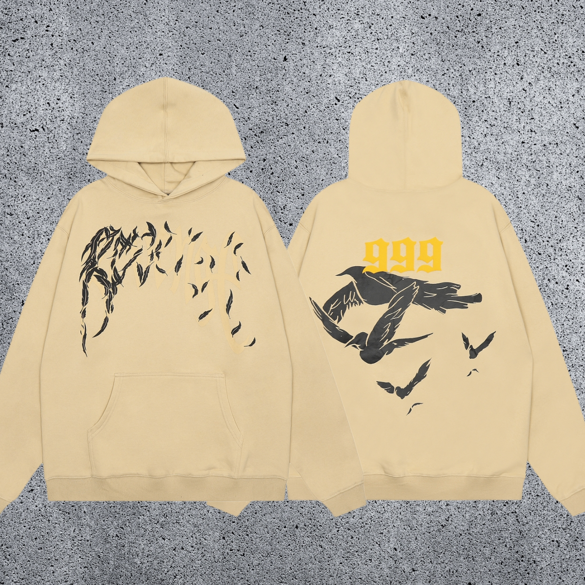 REVENGE 999 Wing Graphic Hoodie