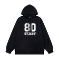 STUSSY 80 Logo Pullover Hoodie – Black