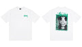 STUSSY Green Graphic Logo T-Shirt