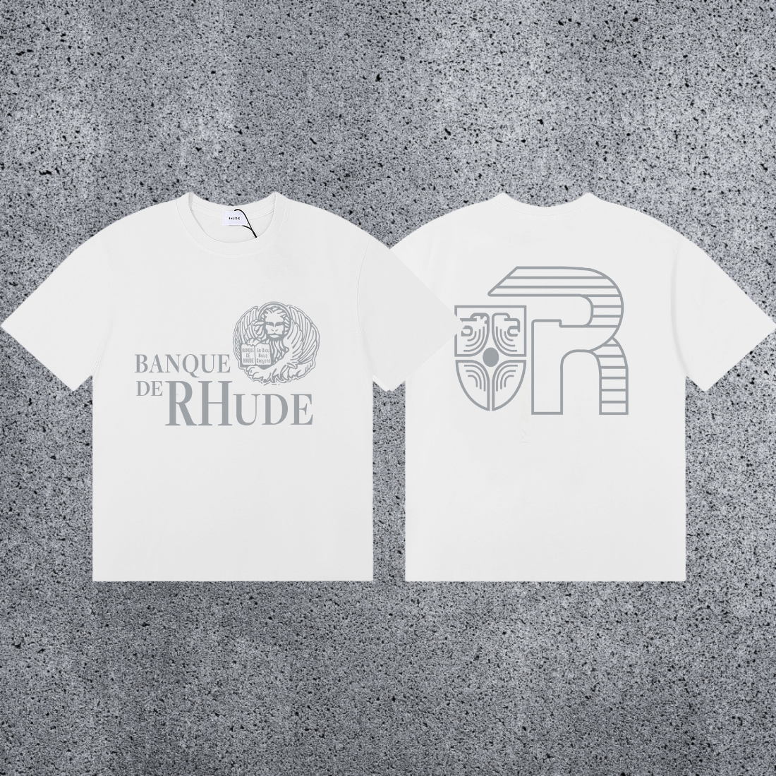 RHUDE Banque de Graphic T-Shirt – White