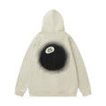 STUSSY 8 Ball Zip Hoodie Cream