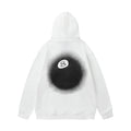 STUSSY 8 Ball Graphic Hoodie White