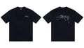 STUSSY Signature Logo Black T-Shirt
