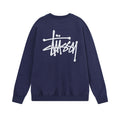 STUSSY Basic Logo Crewneck Sweatshirt Navy