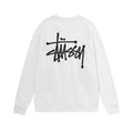 STUSSY Basic Logo Crewneck Sweatshirt White