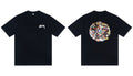 STUSSY Skull Graphic Black T-Shirt