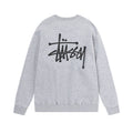 STUSSY Basic Logo Crewneck Sweatshirt Grey