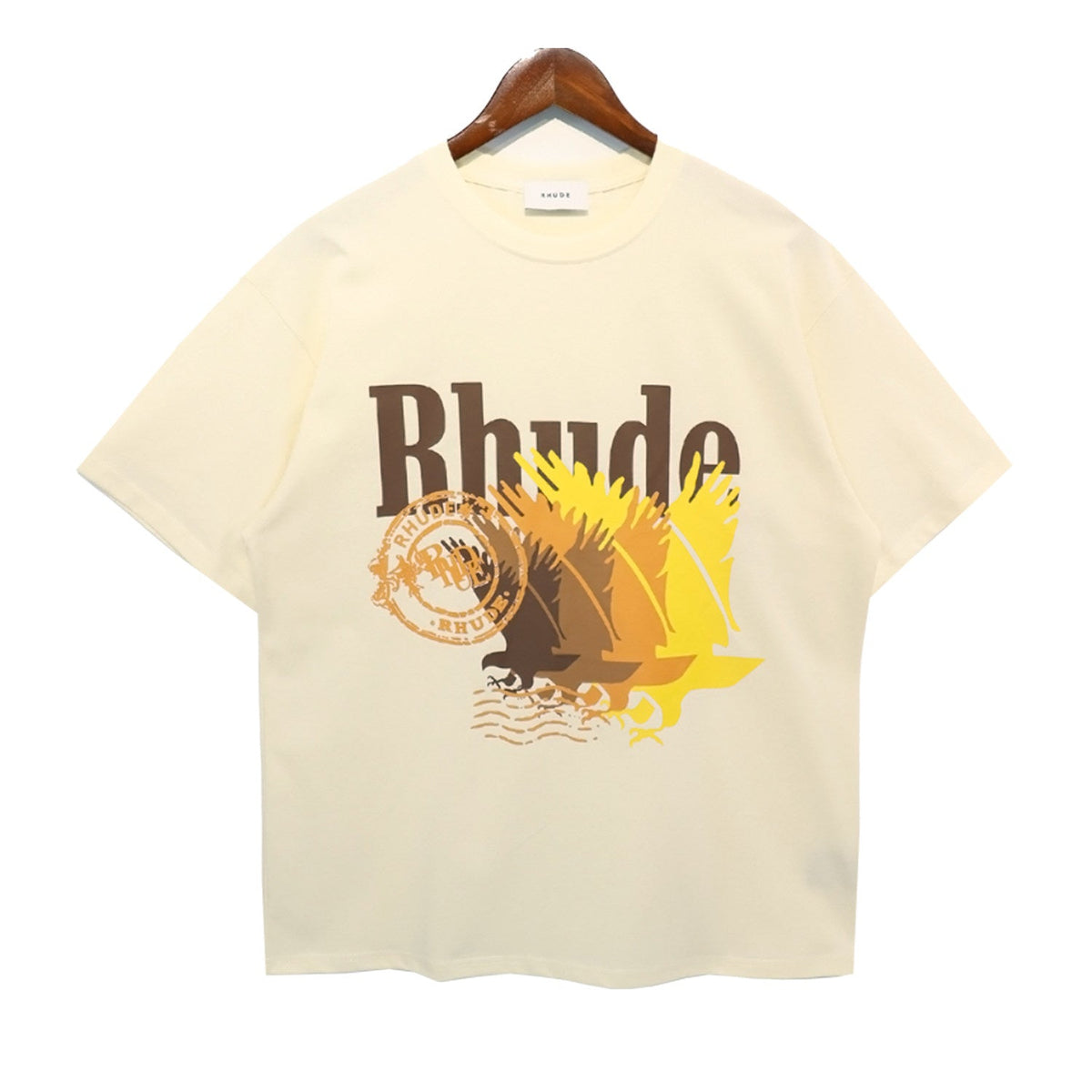 RHUDE Black Eagle Graphic T-Shirt