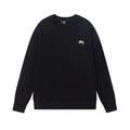 STUSSY Small Logo Crewneck Sweatshirt Black