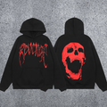 REVENGE Red Skull Graphic Hoodie