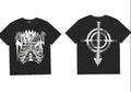 REVENGE Skeleton Graphic Oversized T-Shirt Streetwear Tee